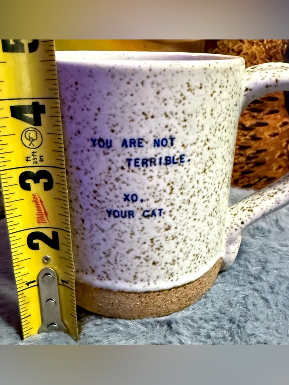 You Are Not Terrible XO Your Cat Mug